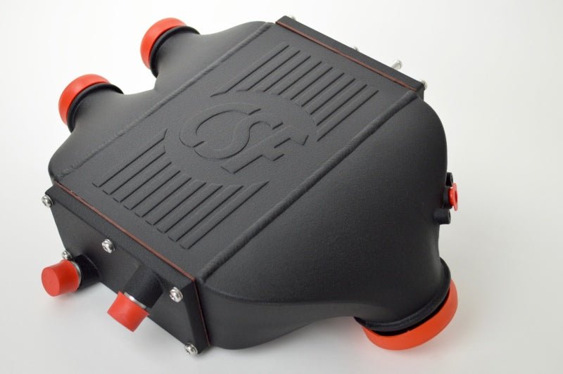 CSF 2014+ BMW M3/M4 (F8X) Top Mount Charge-Air-Cooler - Crinkle Black - Crew Original