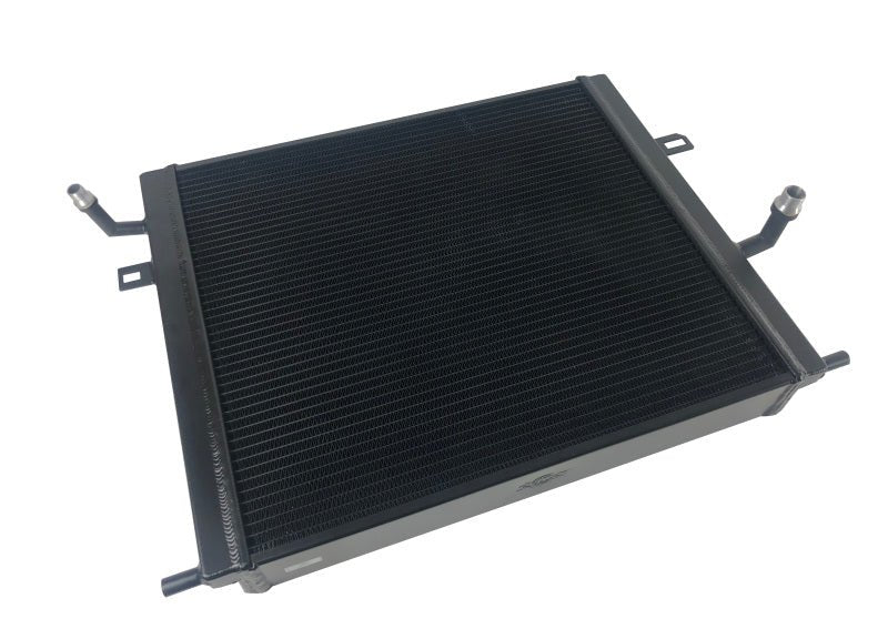 CSF BMW B58/B48 Front Mount Triple-Pass Heat Exchanger w/Rock Guard - Black - Crew Original