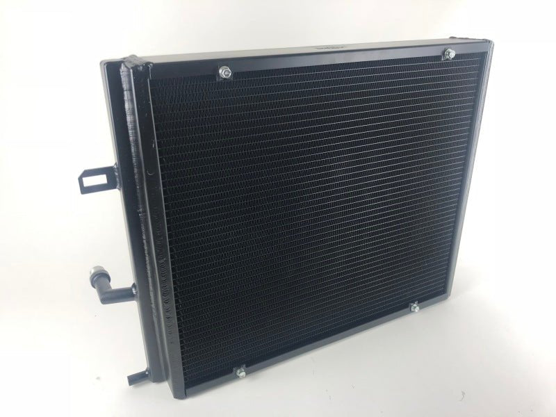 CSF BMW B58/B48 Front Mount Triple-Pass Heat Exchanger w/Rock Guard - Black - Crew Original