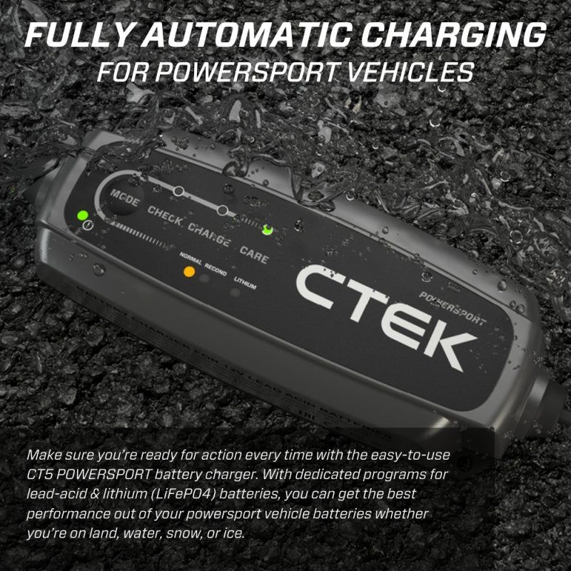CTEK Battery Charger - CT5 Powersport - 2.3A - Crew Original