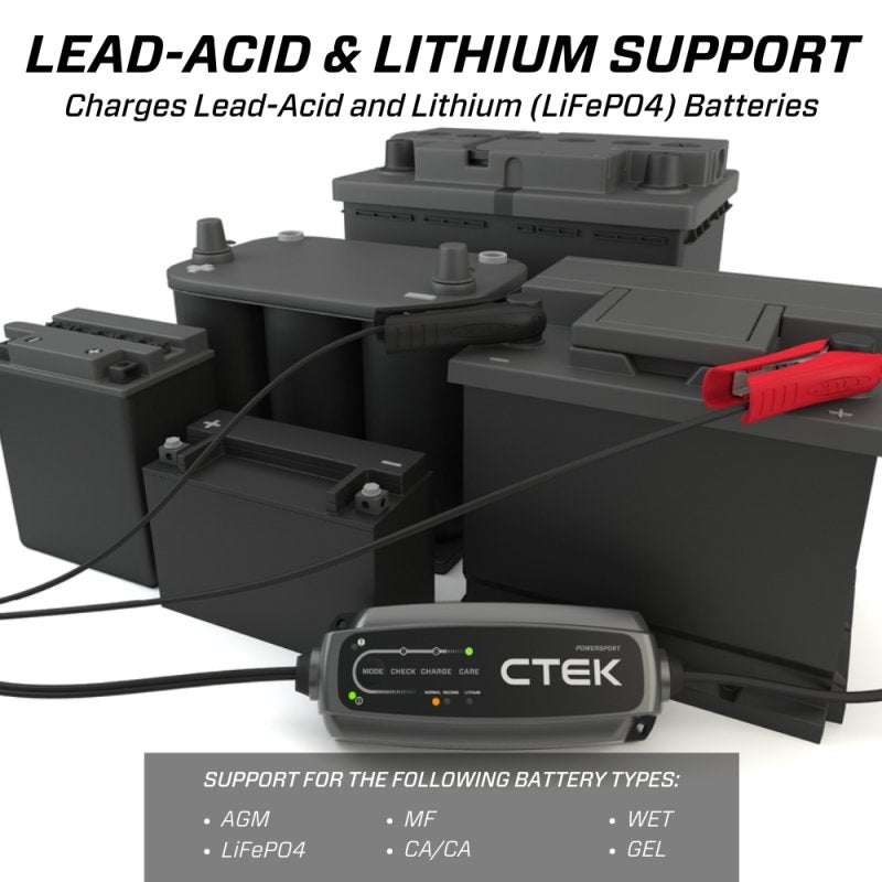 CTEK Battery Charger - CT5 Powersport - 2.3A - Crew Original