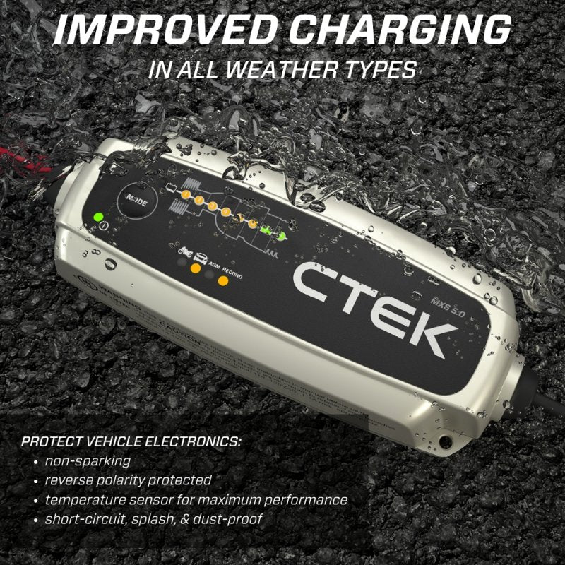 CTEK Battery Charger - MXS 5.0 4.3 Amp 12 Volt - Crew Original