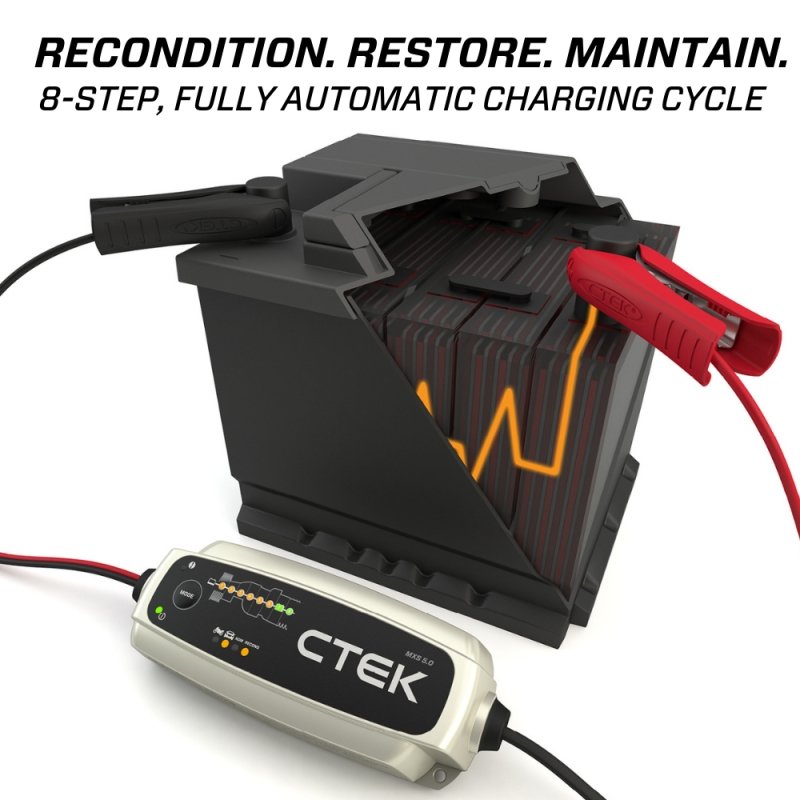 CTEK Battery Charger - MXS 5.0 4.3 Amp 12 Volt - Crew Original
