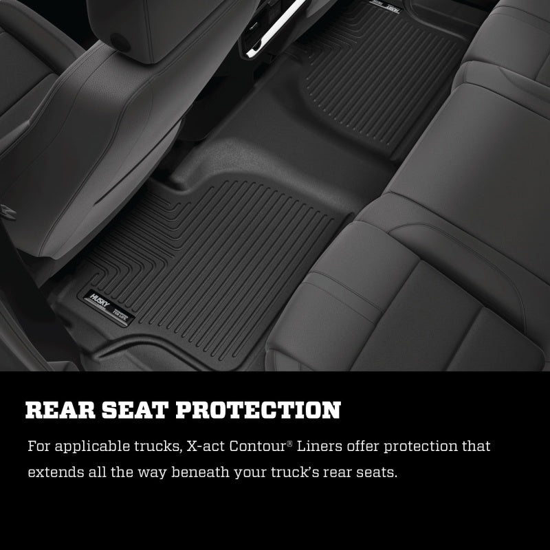 Husky Liners 2015 Ford Explorer X-Act Contour Black 2nd Seat Floor Liners