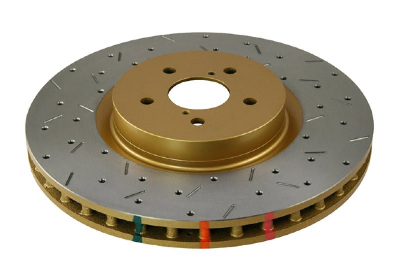 DBA 04-12 Subaru STi/2017 BRZ w/Perf. Pkg. 10 Stud Hole Front Drilled & Slotted 4000 Series Rotor - Crew Original