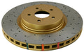 DBA 05-08 Subaru Legacy GT Front Drilled & Slotted 4000 Series Rotor - Crew Original