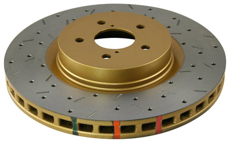 DBA 05-08 Subaru Legacy GT Front Drilled & Slotted 4000 Series Rotor - Crew Original