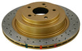 DBA 06-07 WRX / 05-08 LGT Rear Drilled & Slotted 4000 Series Rotor - Crew Original