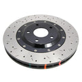 DBA 09+ Nissan 370Z Sport / Infiniti G37 Sport Front Drilled & Slotted 5000 Series 2 Piece Rotors - Crew Original