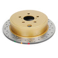 DBA 12+ Subaru/Scion BRZ/FR-S (AU Spec) 10 Lug Slot Rear Drilled & Slotted 4000 Series Rotor - Crew Original