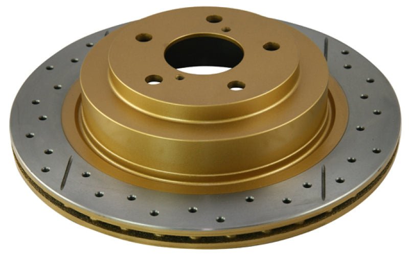 DBA 12+ Subaru/Scion BRZ/FR-S (AU Spec) 10 Lug Slot Rear Drilled & Slotted Street Series Rotors - Crew Original
