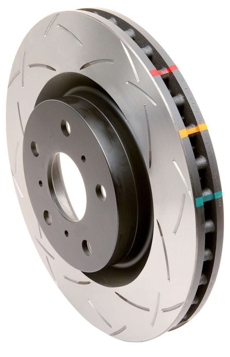 DBA 2001 Subaru Impreza WRX STI 10 Stud Hole Rear Slotted 4000 Series Uni-Directional Rotor - Crew Original