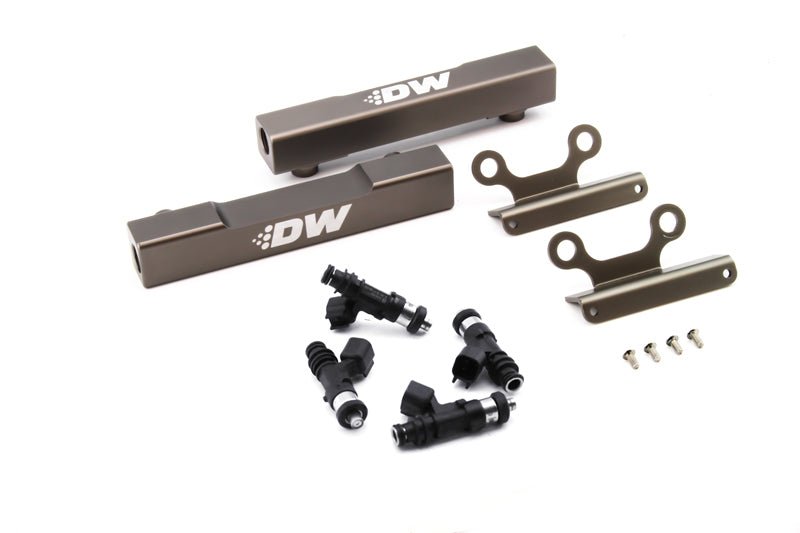DeatschWerks 02+ Subaru WRX / 07+ STI/LGT Top Feed Fuel Rail Upgrade Kit w/ 1000cc Injectors - Crew Original
