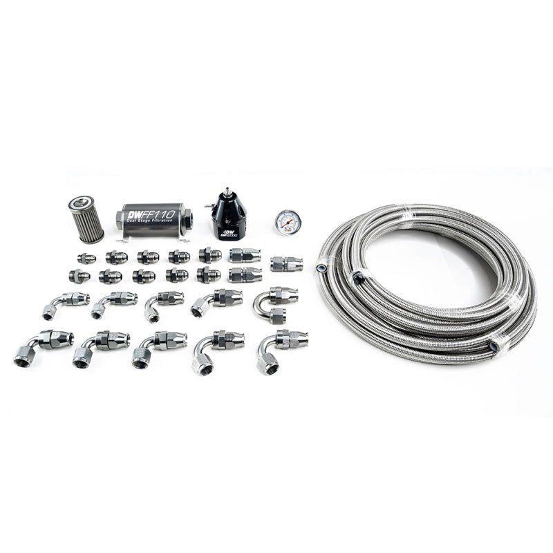 DeatschWerks 11-19 Ford Mustang X2 Series -10AN PTFE Plumbing Kit - Crew Original