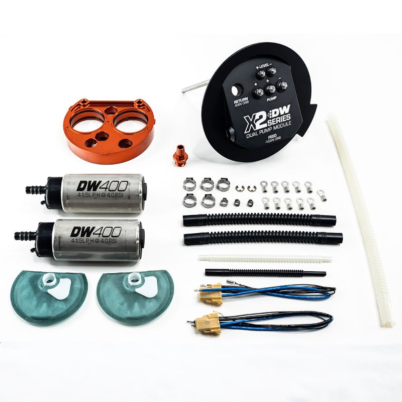 DeatschWerks 11-19 Ford Mustang X2 Series Fuel Pump Module w/Dual DW400 Pumps - Crew Original