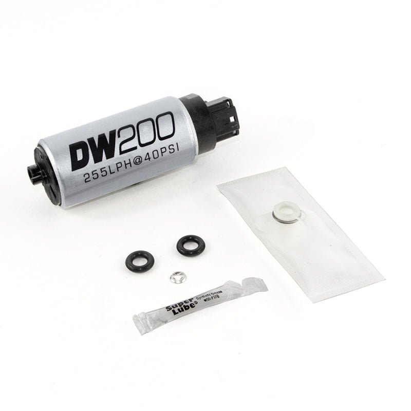 DeatschWerks 255 LPH In-Tank Fuel Pump w/ 06-11 Honda Civic (Exc Si) Set Up Kit - Crew Original