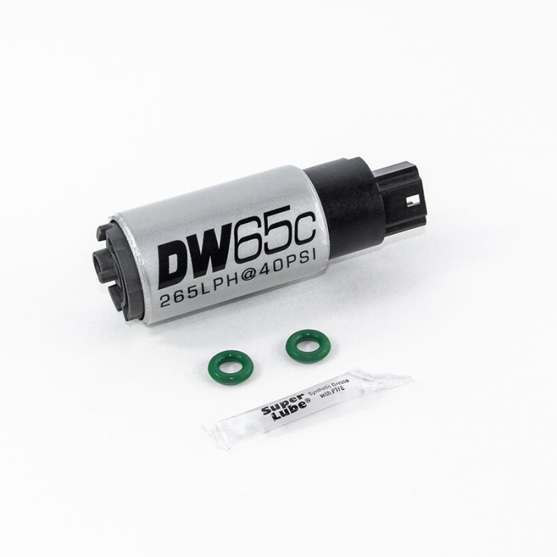 DeatschWerks 265 LPH Compact In-Tank Fuel Pump w/ 02-06 RSX / 01-05 Civic / 06-15 MX5 Set Up Kit - Crew Original