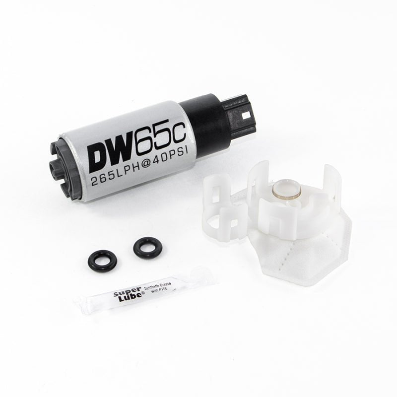 DeatschWerks 265 LPH Compact In-Tank Fuel Pump w/ Set Up Kit 08-15 Mitsu EVO X, 06-13 MazdaSpeed 3/6 - Crew Original