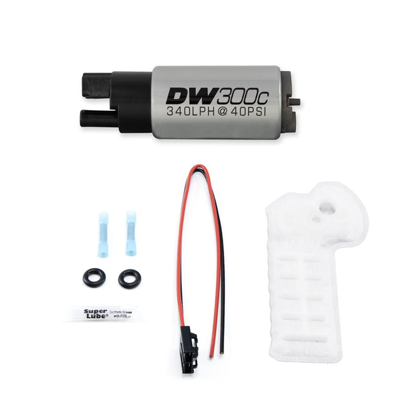 DeatschWerks 340lph DW300C Compact Fuel Pump 17-20 Honda Civic Type R (w/o Mounting Clips) - Crew Original