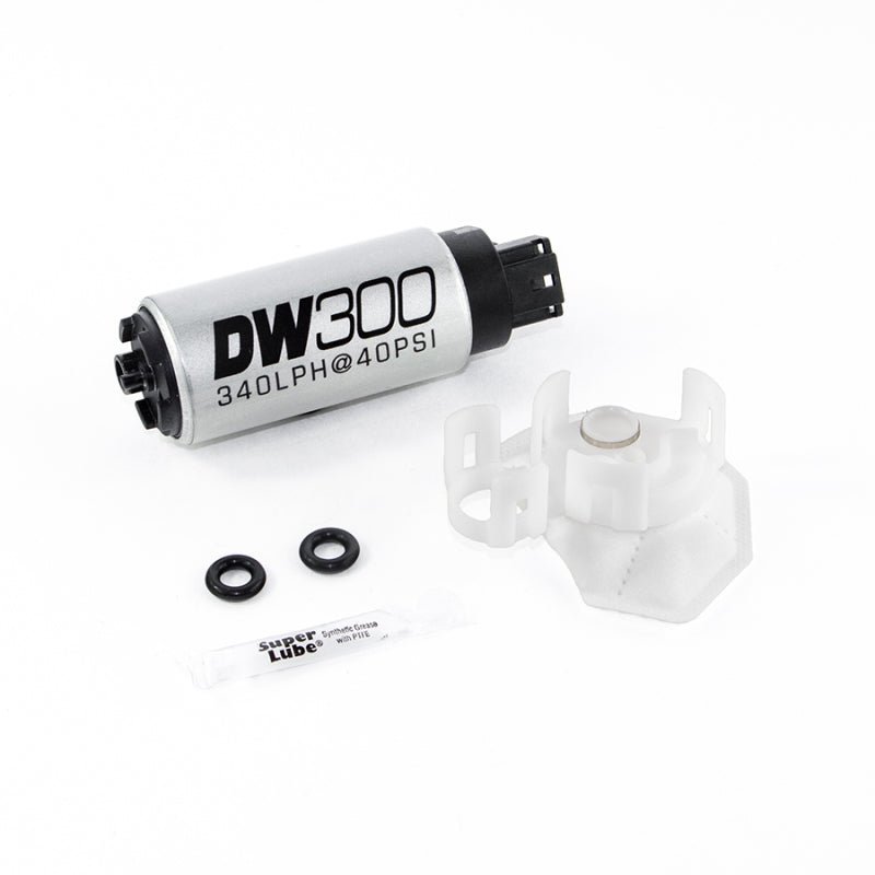 DeatschWerks 340lph DW300C Compact Fuel Pump w/Install Kit 08-15 Mitsubishi EVO X (w/o Clips) - Crew Original