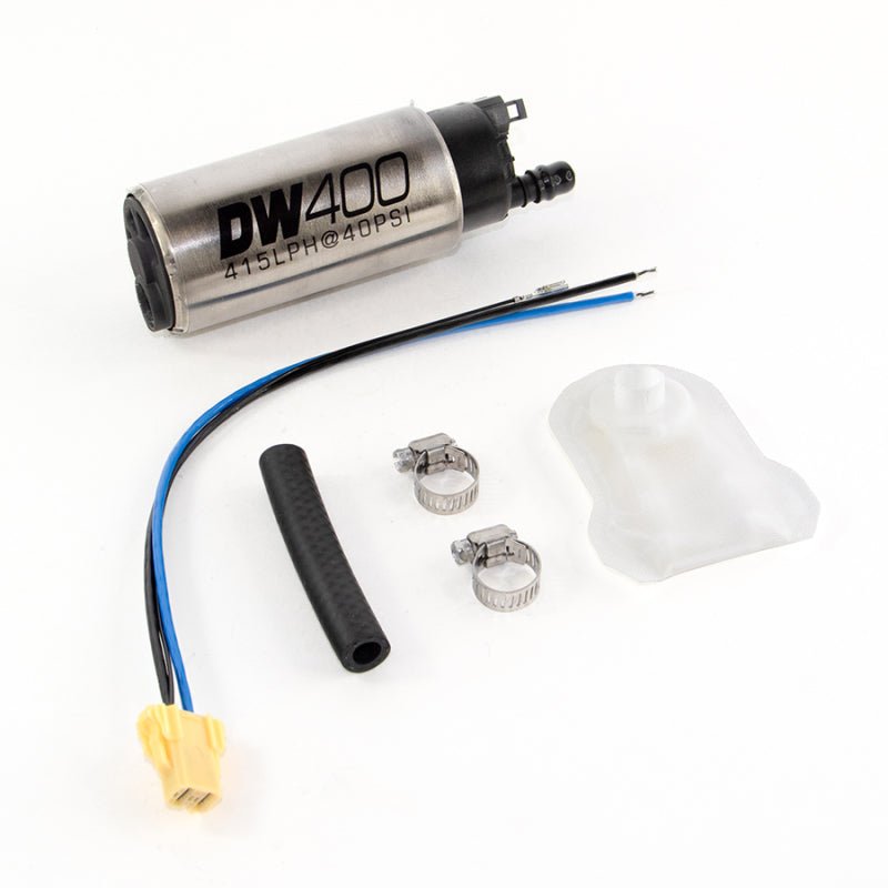 DeatschWerks 415LPH DW400 In-Tank Fuel Pump w/ 9-1041 Install Kit 98-11 Nissan Patrol - Crew Original