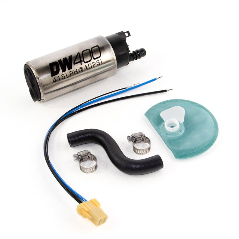 DeatschWerks 415LPH DW400 In-Tank Fuel Pump w/ 9-1044 Install Kit 85-97 Ford Mustang Cobra - Crew Original