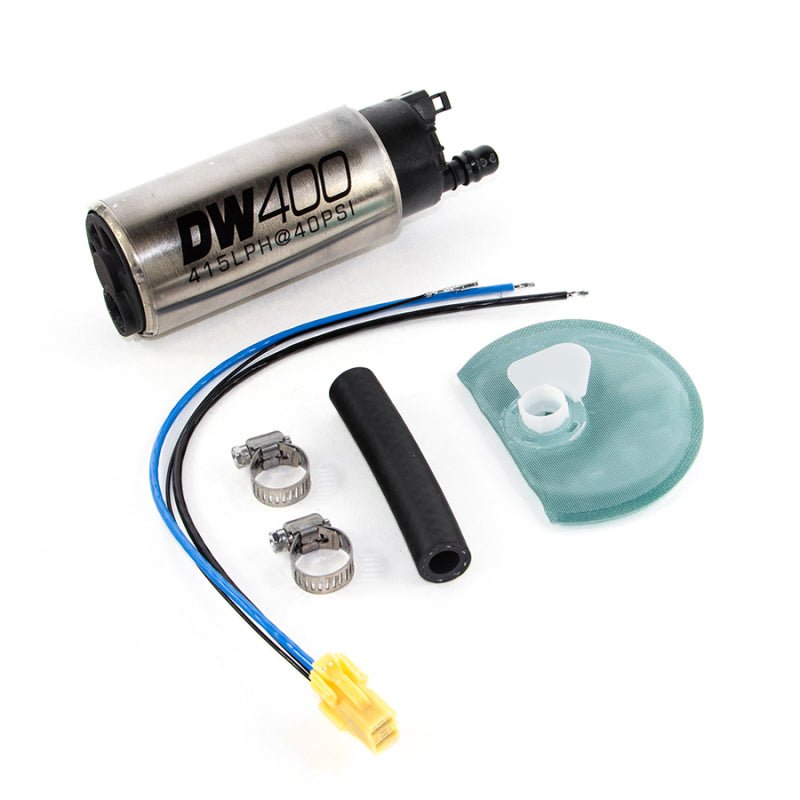 DeatschWerks 415LPH DW400 In-Tank Fuel Pump w/ 9-1045 Install Kit 05-10 Ford Mustang (Except GT500) - Crew Original