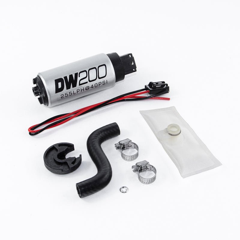 DeatschWerks 85-97 Ford Mustang 255 LPH DW200 In-Tank Fuel Pump w/ Install Kit - Crew Original