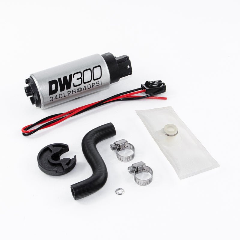 DeatschWerks 85-97 Ford Mustang DW300 320 LPH In-Tank Fuel Pump w/ Install Kit - Crew Original