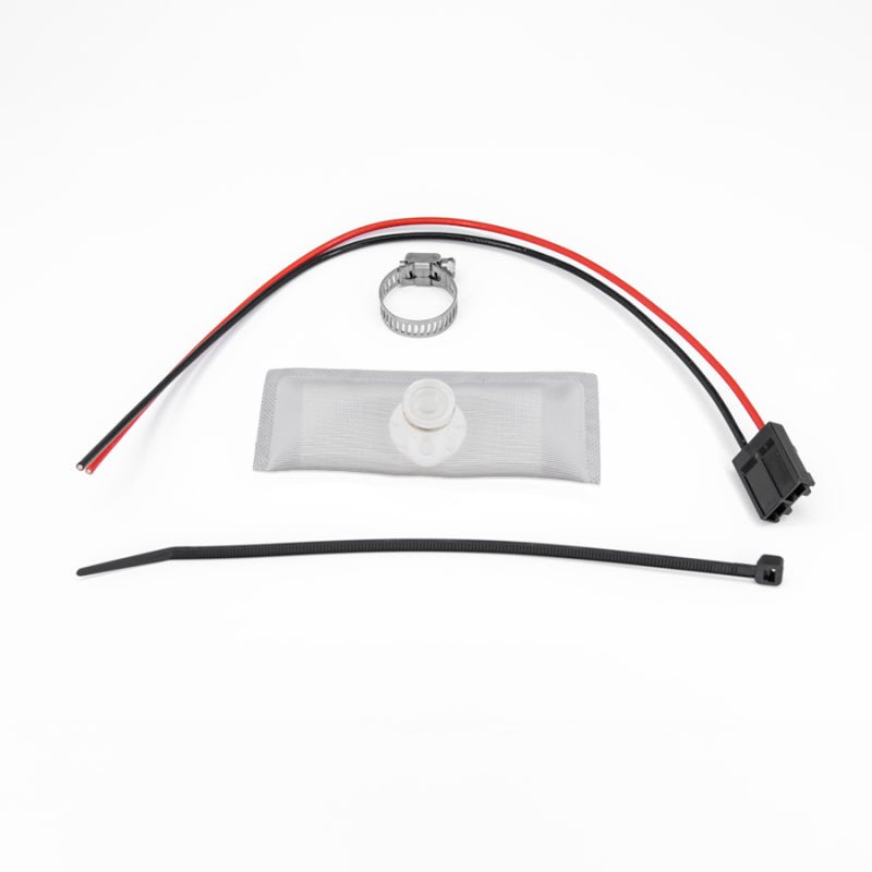 DeatschWerks 88-91 BMW 325i DW300C 340 LPH Compact Fuel Pump w/ Install Kit (w/o Mounting Clips) - Crew Original