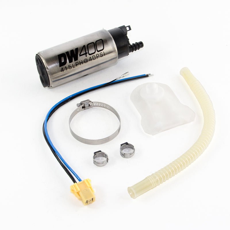 DeatschWerks 92-95 BMW E36 325i 415lph In-Tank Fuel Pump w/ 9-1052 Install Kit - Crew Original