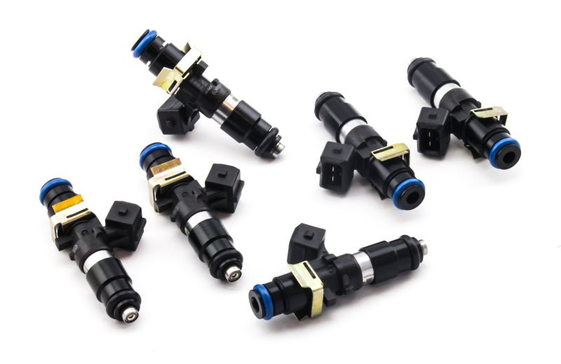 DeatschWerks 93-98 Toyota Supra TT (14mm O-Ring for Top Feed) Bosch EV14 1200cc Injectors (Set of 6) - Crew Original