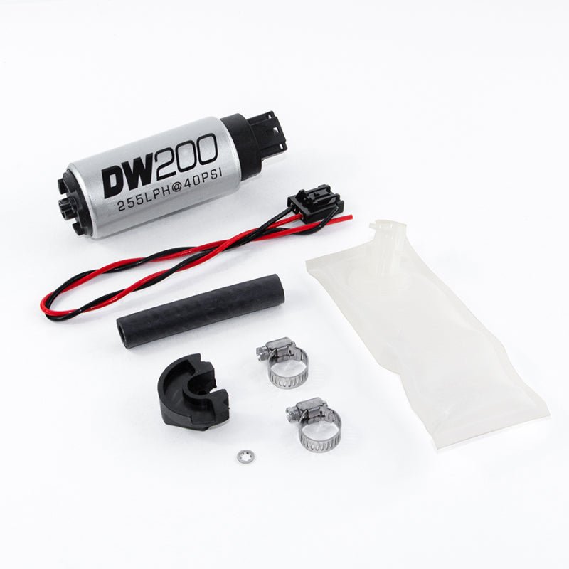 DeatschWerks 94+ Nissan 240sx/Silvia S14/S15 255 LPH DW200 In-Tank Fuel Pump w/ Install Kit - Crew Original