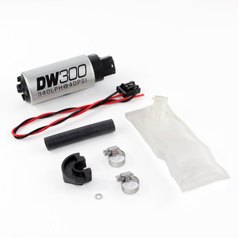 DeatschWerks 94+ Nissan 240sx/Silvia S14/S15 DW300 340 LPH In-Tank Fuel Pump w/ Install Kit - Crew Original