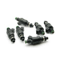 DeatschWerks Mitsubishi 90-01 3000GT 3.0TT 800cc Low Impedance Top Feed Injectors (Matched Set of 6) - Crew Original