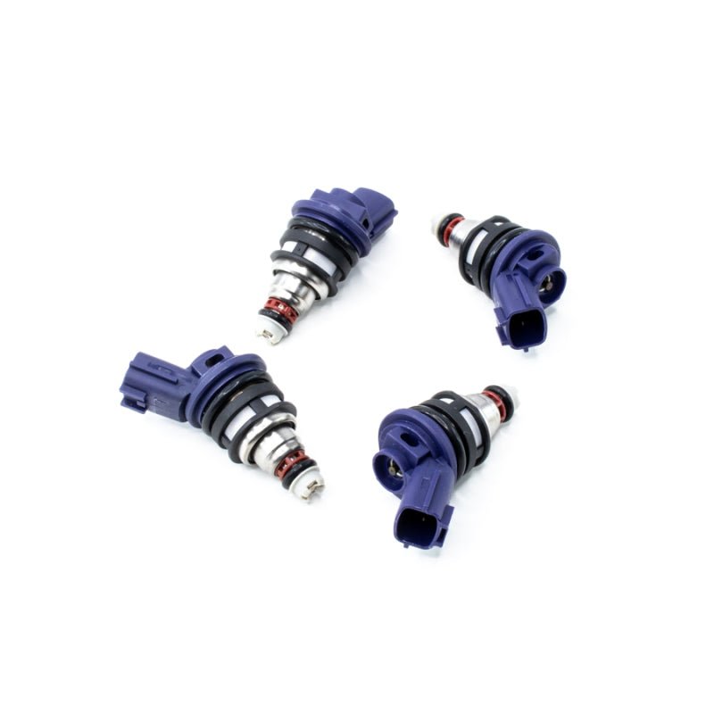 DeatschWerks Nissan G20 / SR20 / 240sx SR/KA 370cc Side Feed Injectors - Crew Original
