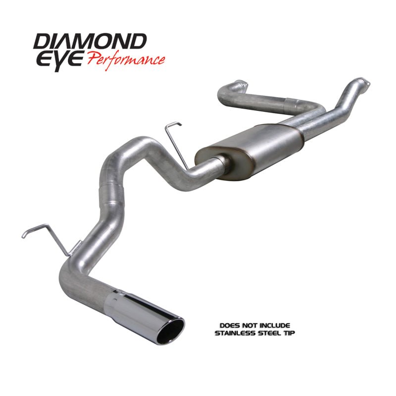 Diamond Eye KIT 3-1/2in CB SGL GAS AL NISSAN TITAN 5.6L 07-10 - Crew Original