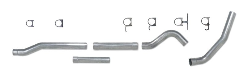 Diamond Eye KIT 4in CB MFLR RPLCMENT PIPE SGL AL: 03-07 FORD 6.0L F250/F350 - Crew Original