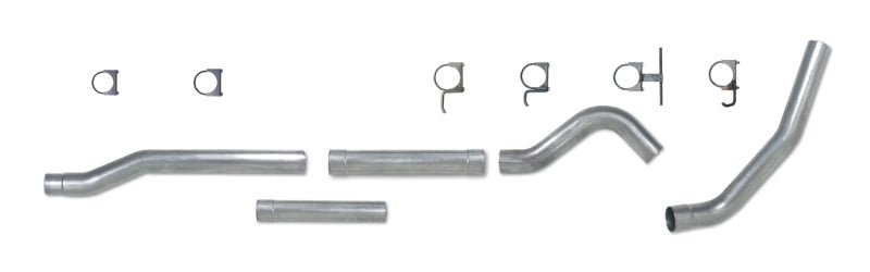 Diamond Eye KIT 4in CB MFLR RPLCMENT PIPE SGL AL: 03-07 FORD 6.0L F250/F350 - Crew Original