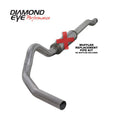 Diamond Eye KIT 4in CB MFLR RPLCMENT PIPE SGL AL: 03-07 FORD 6.0L F250/F350 - Crew Original