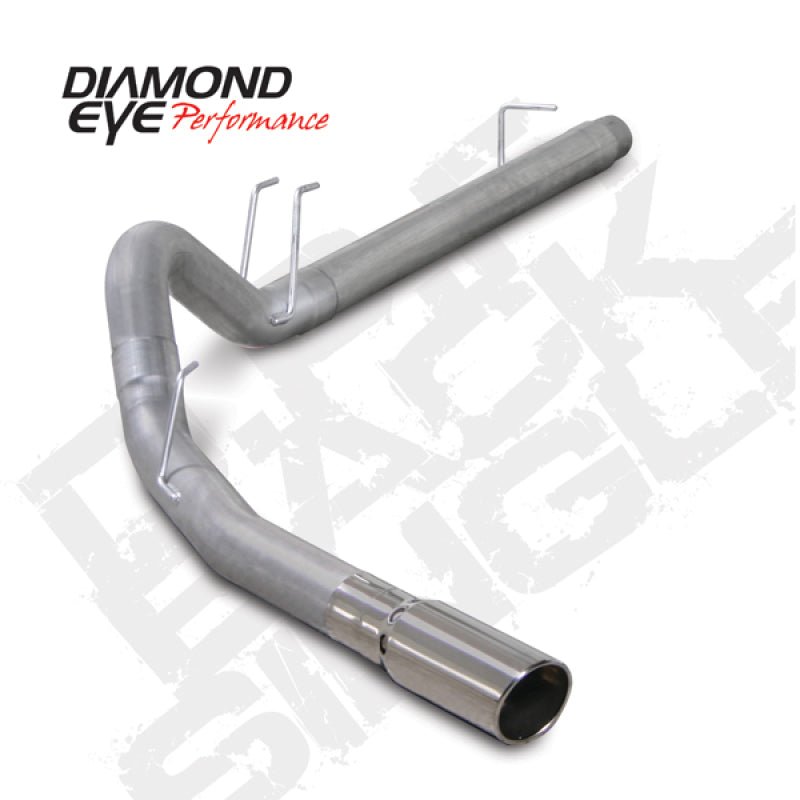 Diamond Eye KIT 4in DPF-BACK SGL AL 08-09 6 4L F250/F350 PCKGD BX46X14X14OD EL-PL 44inX13 5inX13 5in - Crew Original