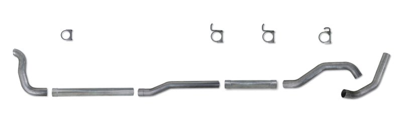 Diamond Eye KIT 4in TB MFLR RPLCMENT PIPE SGL AL: 2-WHEEL DRIVE ONLY 89-93 DODGE CUMMINS 5.9L - Crew Original