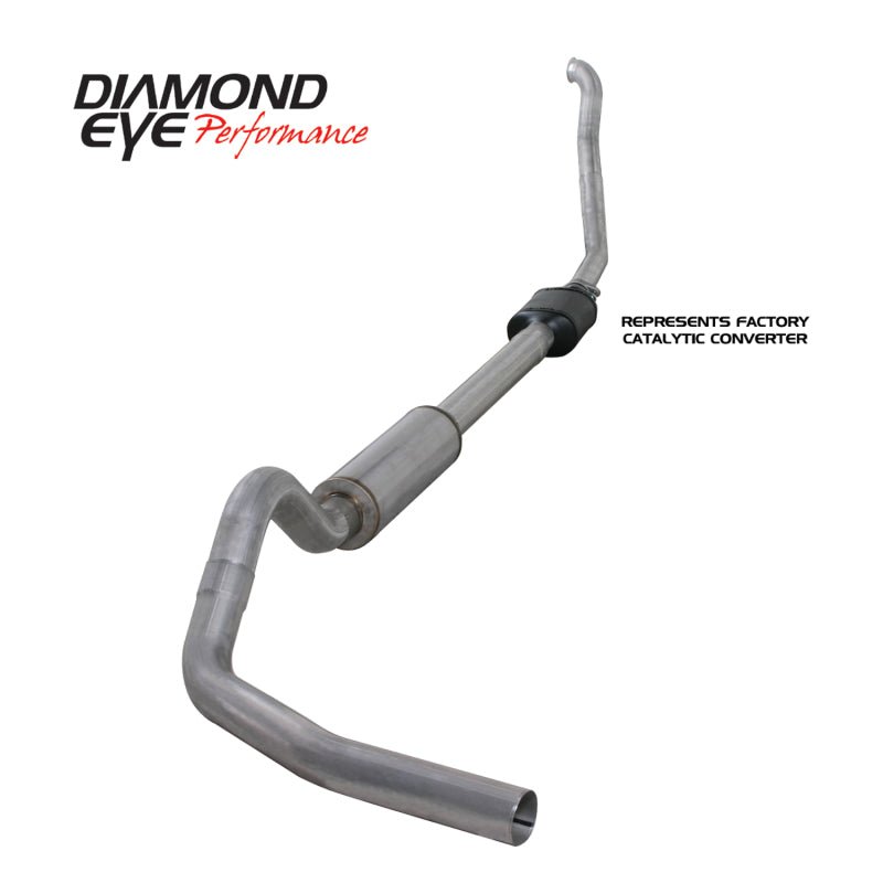 Diamond Eye KIT 4in TB SGL AL: 94-97 FORD 7.3L F250/F350 PWRSTROKE NFS W/ CARB EQUIV STDS - Crew Original