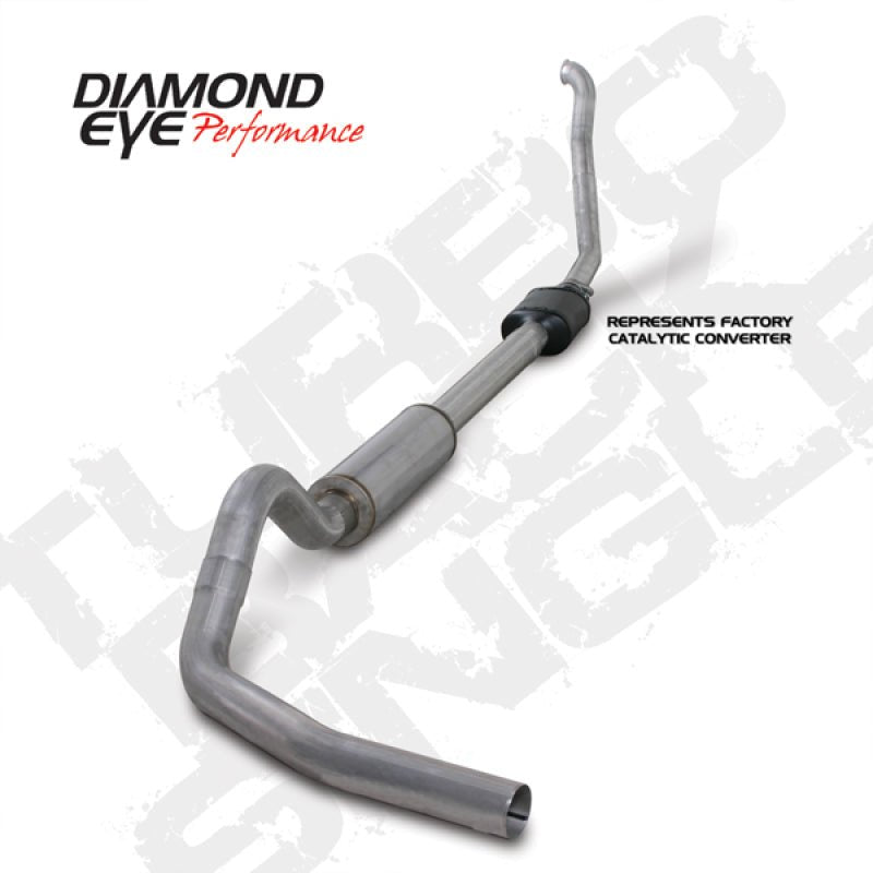 Diamond Eye KIT 4in TB SGL AL: 94-97 FORD 7.3L F250/F350 PWRSTROKE NFS W/ CARB EQUIV STDS - Crew Original
