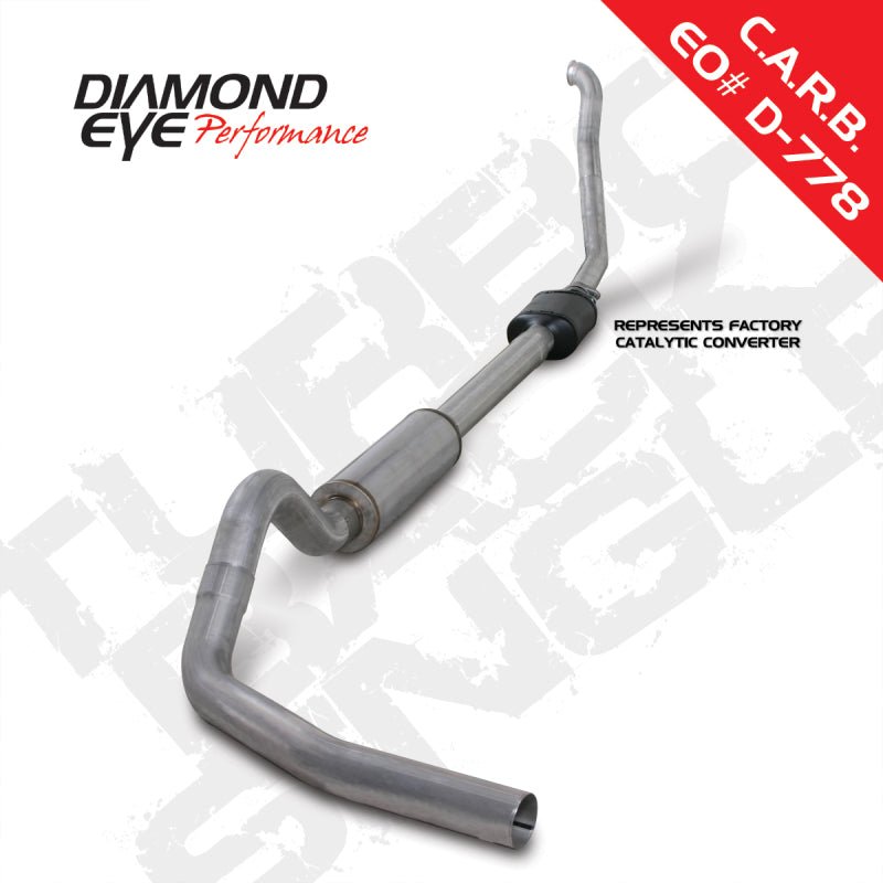 Diamond Eye KIT 4in TB SGL AL: 94-97 FORD 7.3L F250/F350 PWRSTROKE NFS W/ CARB EQUIV STDS - Crew Original