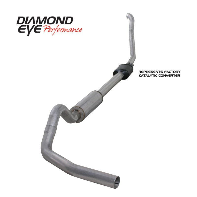 Diamond Eye KIT 4in TB SGL AL: 94-97 FORD 7.3L F250/F350 PWRSTROKE NFS W/ CARB EQUIV STDS - Crew Original