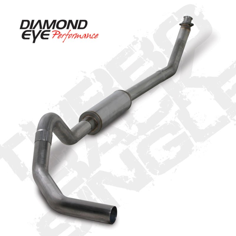 Diamond Eye KIT 4in TB SGL SS: 98.5-02 DODGE CUMMINS 5.9L - Crew Original