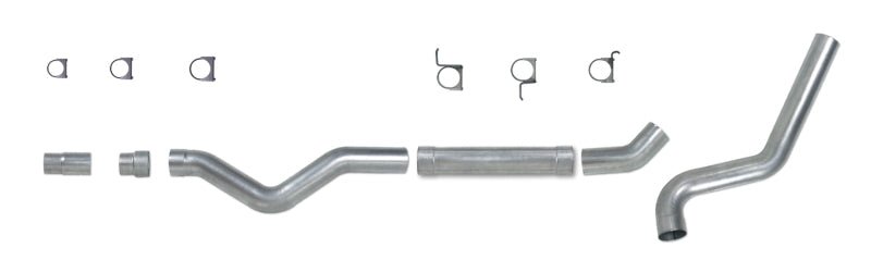 Diamond Eye KIT 5in CB MFLR RPLCMENT PIPE SGL AL: 2006-2007.5 CHEVY 6.6L 2500/3500 - Crew Original