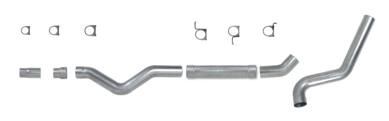 Diamond Eye KIT 5in CB MFLR RPLCMENT PIPE SGL AL: 2006-2007.5 CHEVY 6.6L 2500/3500 - Crew Original