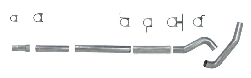 Diamond Eye KIT 5in CB MFLR RPLCMENT PIPE SGL AL: 94-97 FORD 7.3L F250/F350 PWRSTROKE - Crew Original